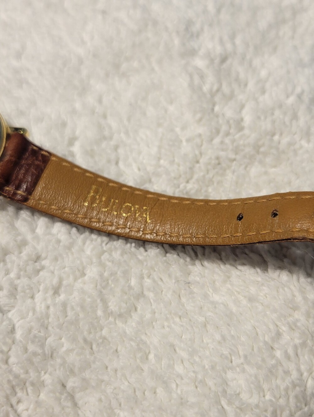 Bulova Men's Quartz Analog Leather Watch - Picture 7 of 10